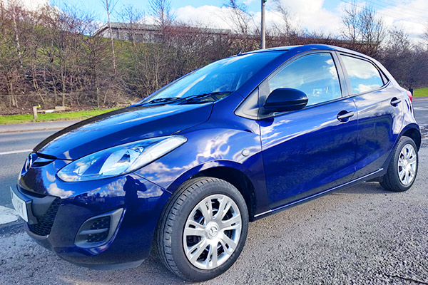 A Mazda in Huddersfield that had a recent valet with additional hand polish